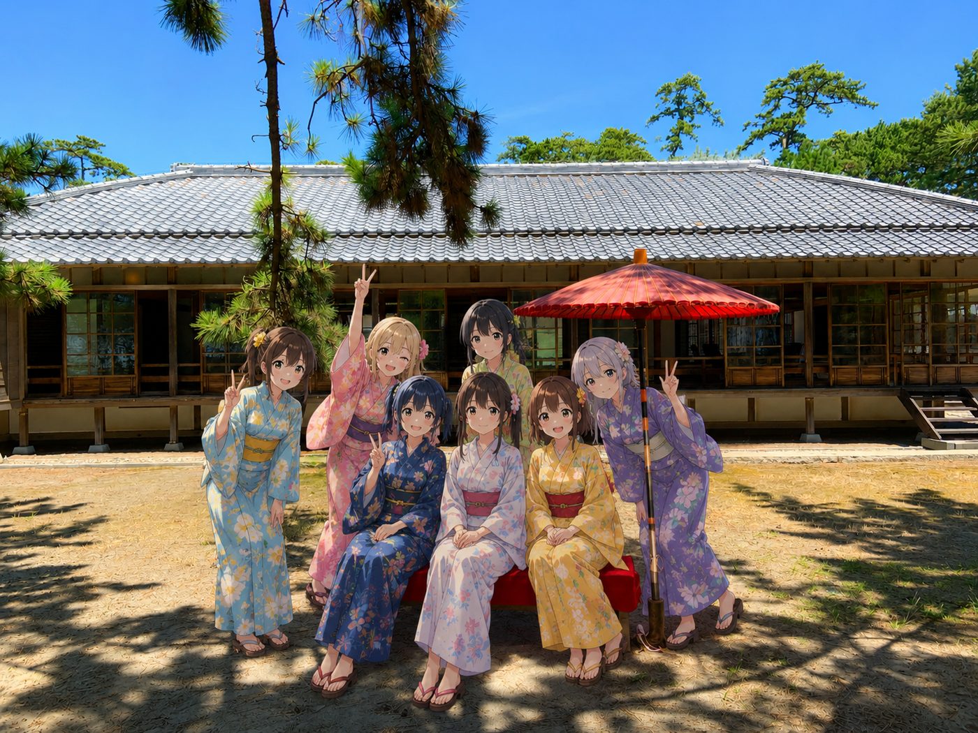 アニメ風イラスト（実写真をもとにAI生成）